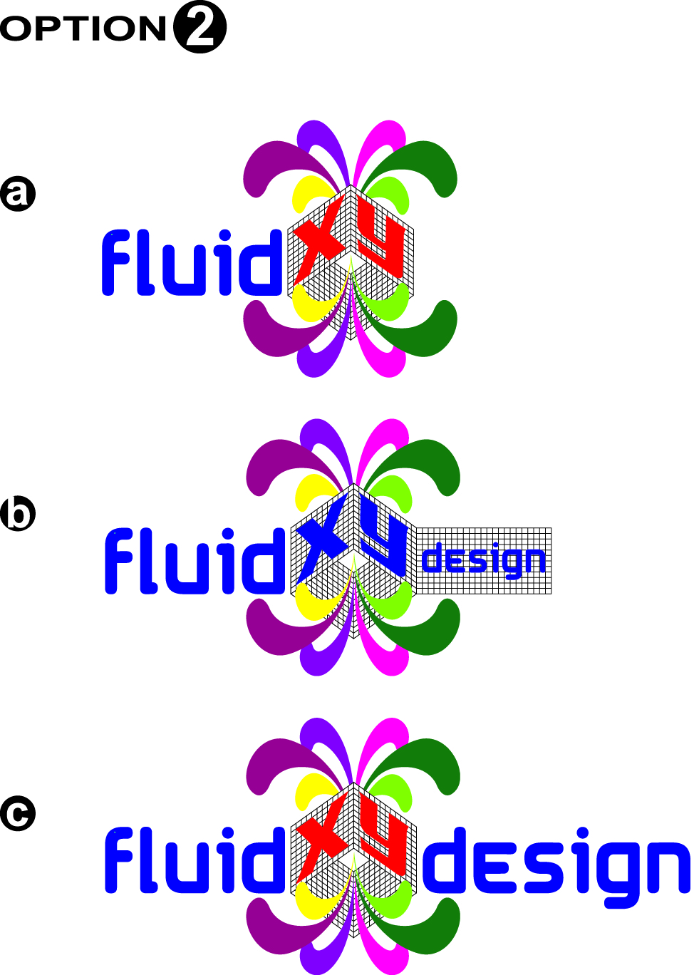 Logo Design by DRAWS Myxmedia Solutions for FluidXY Design | Design #41968