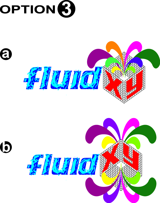 Logo Design by DRAWS Myxmedia Solutions for FluidXY Design | Design #41969