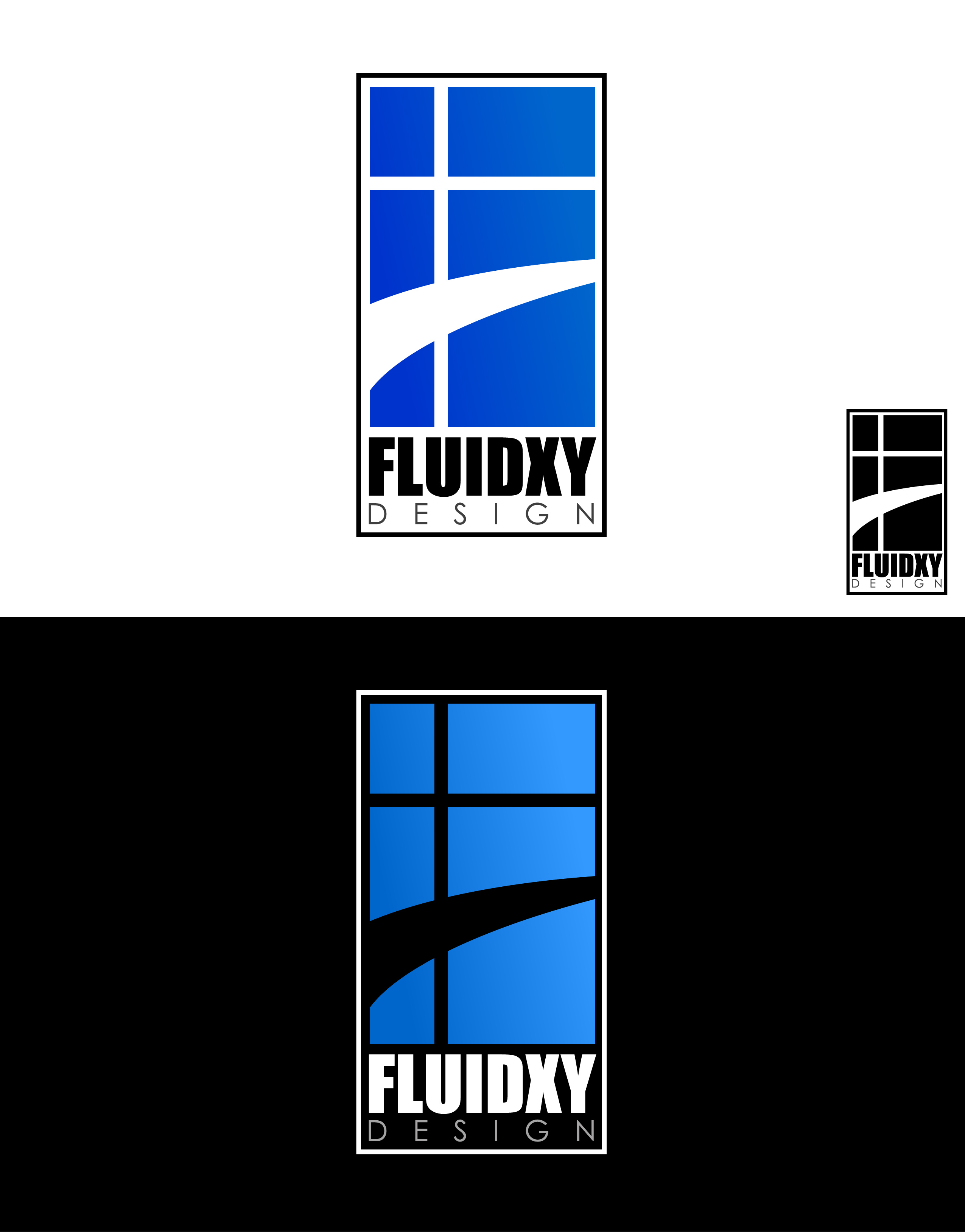 Logo Design by Perkins Design Studio for FluidXY Design | Design #41250