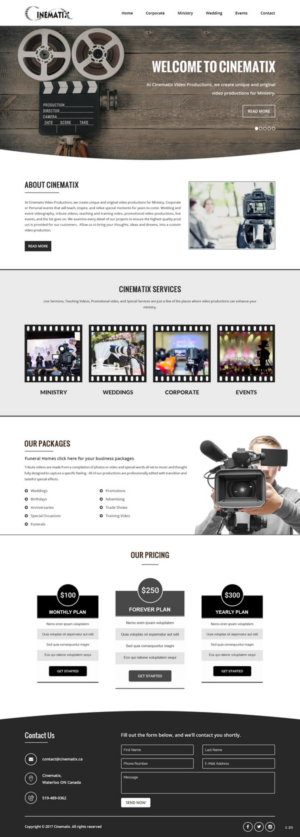 Web Design by pb for this project | Design: #16490284