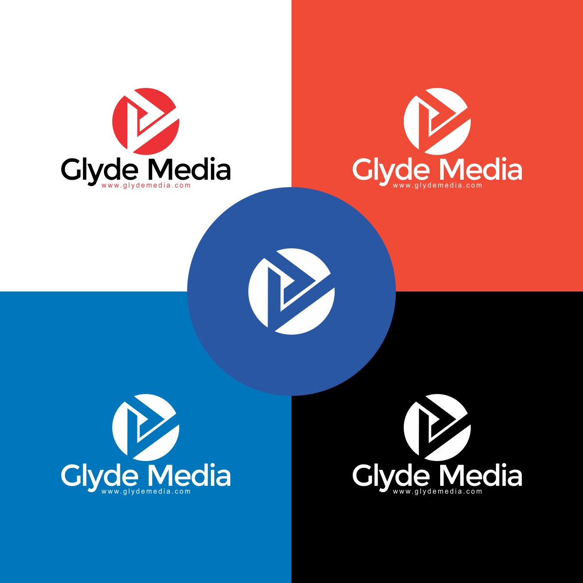 Logo Design by fly  design for Glyde Media | Design #16485909