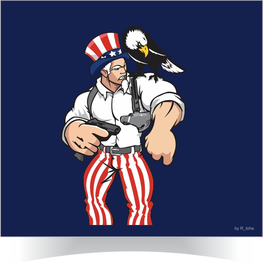 T-shirt Design by r-toha for American Trigger Pullers | Design #16520268