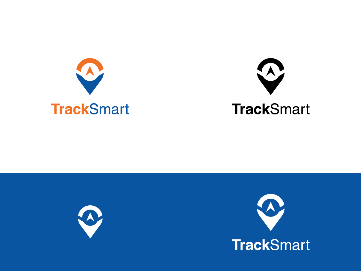 Logo Design by Slant Line Media for Track Smart Fleet Solutions | Design #16484523