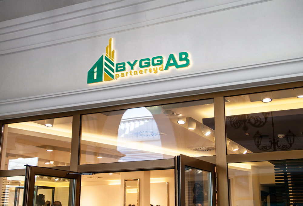 Logo Design by A S design @ for Byggpartnersyd AB | Design #16589090