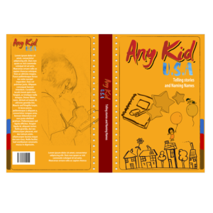 Any kid USA is the name of my childrens book for middle school kids. I'm looking to get a book cover | Diseño de portada de libro por elveneclipse