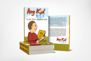 Any kid USA is the name of my childrens book for middle school kids. I'm looking to get a book cover | Diseño de portada de libro por Estratosphera