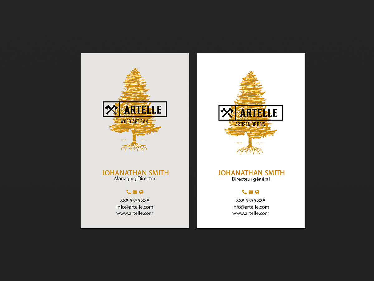 Business Card Design by Creations Box 2015 for this project | Design #16482346