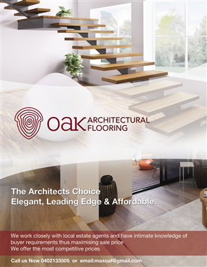 Design de Flyer par uk pour Melbourne Oak Flooring | Design : #2679471