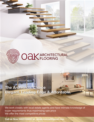 Design de Flyer par uk pour Melbourne Oak Flooring | Design : #2679475