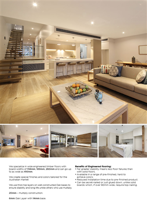 Design de Flyer par D.N.A pour Melbourne Oak Flooring | Design : #2658335