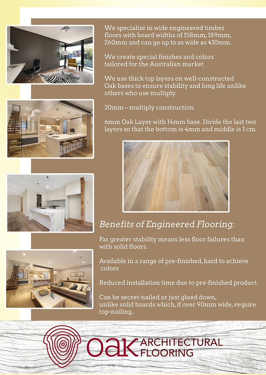 Flyer Design by rowena for Melbourne Oak Flooring | Design #2667765