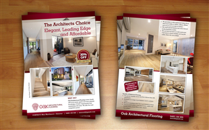 Design de Flyer par georgy55ke pour Melbourne Oak Flooring | Design : #2684880