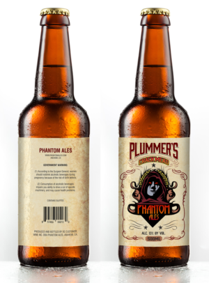 Label Design by Vishal Vishwakarma  for Phantom Ales | Design: #16493398