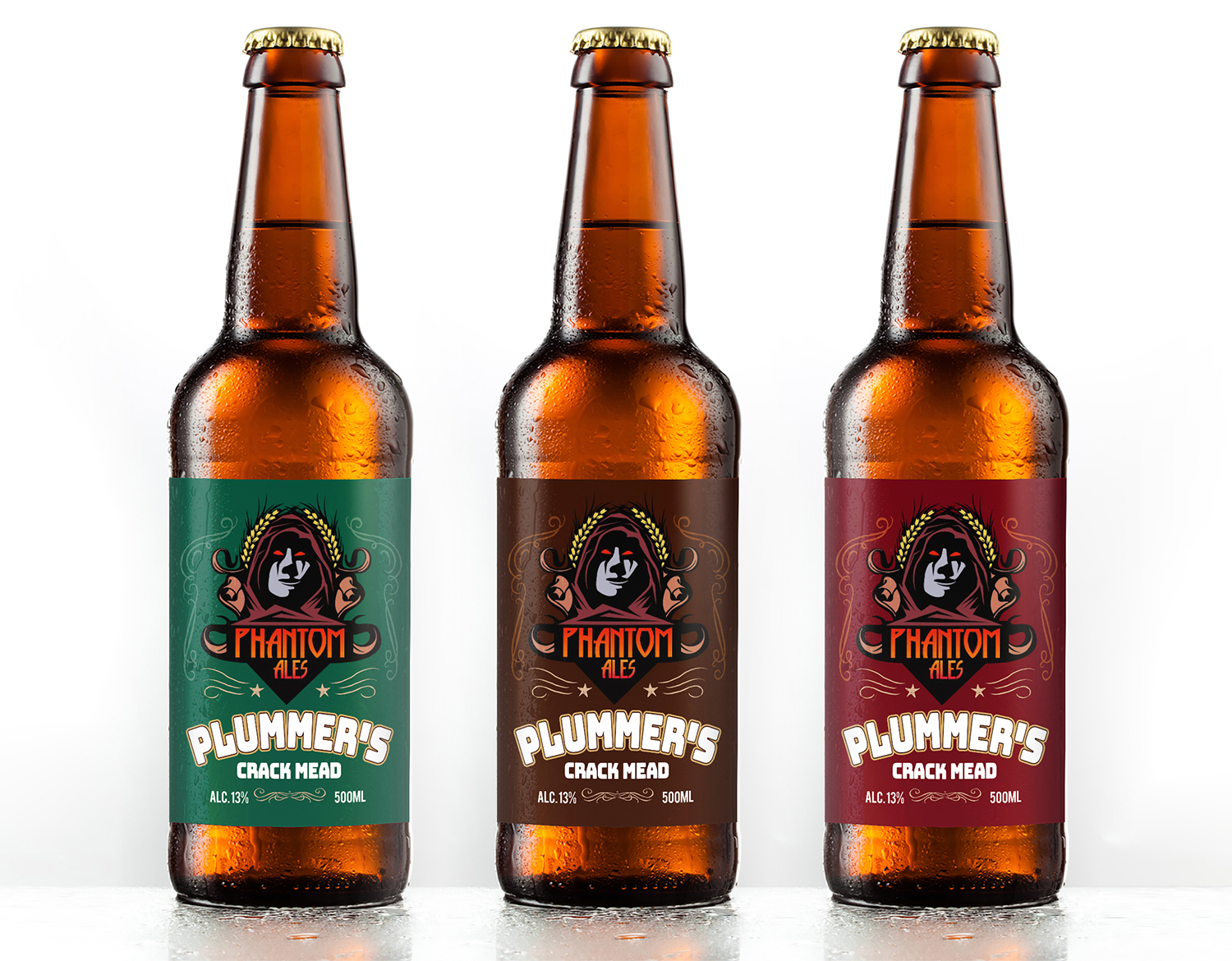 Label Design by Vishal Vishwakarma  for Phantom Ales | Design #16496011