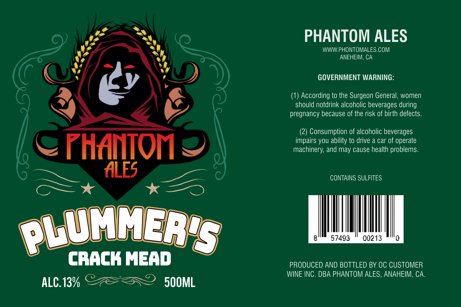 Label Design by Vishal Vishwakarma  for Phantom Ales | Design #16501605