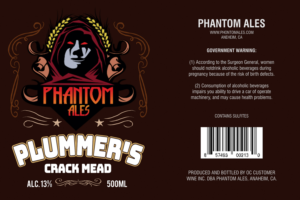 Label Design by Vishal Vishwakarma  for Phantom Ales | Design: #16501606