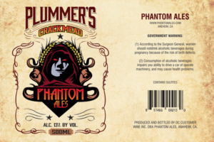 Label Design by Vishal Vishwakarma  for Phantom Ales | Design: #16501607
