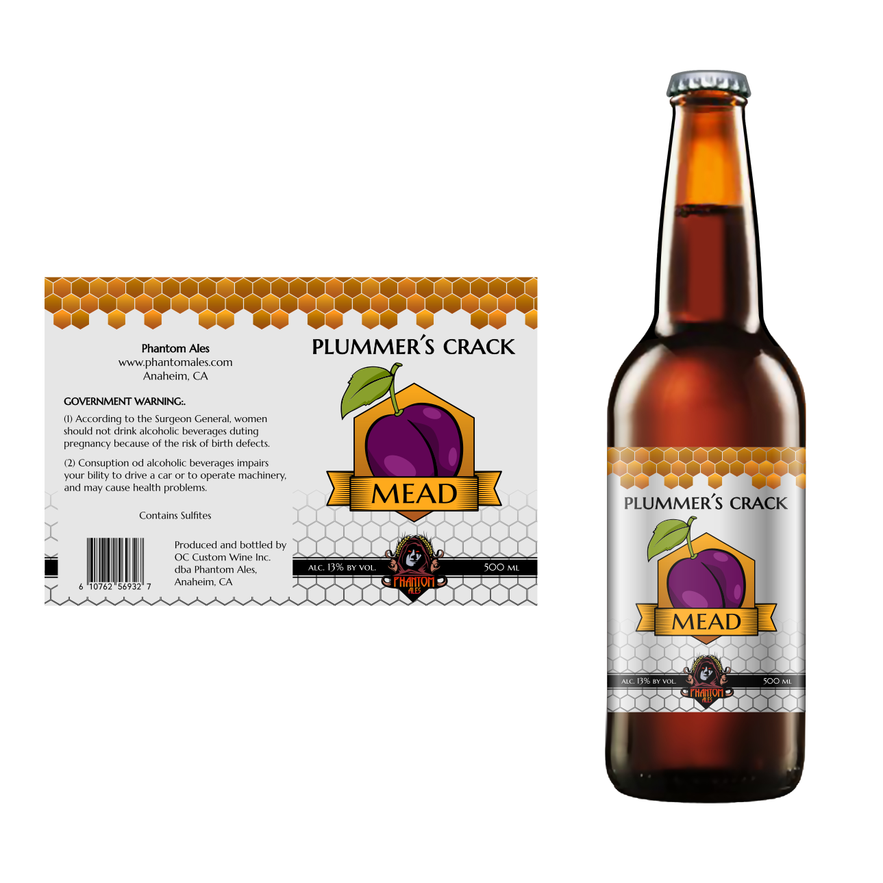 Label Design by DesignMonkeyBH for Phantom Ales | Design #16530128