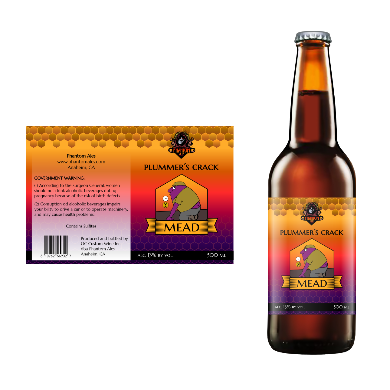 Label Design by DesignMonkeyBH for Phantom Ales | Design: #16543208
