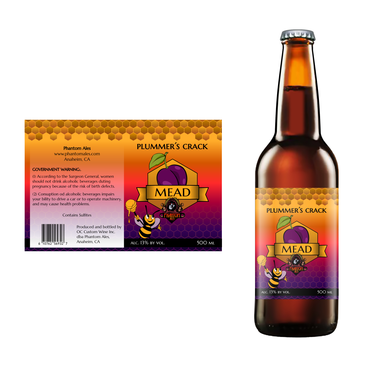 Label Design by DesignMonkeyBH for Phantom Ales | Design #16552609
