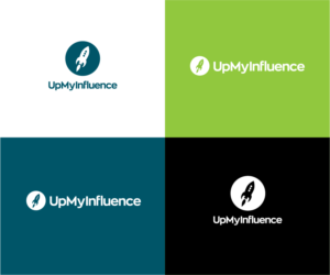 UpMyInfluence (logo)    We turn digital entrepreneurs into media celebrities  (tag - and optional to include) | Logo Design by bluejet