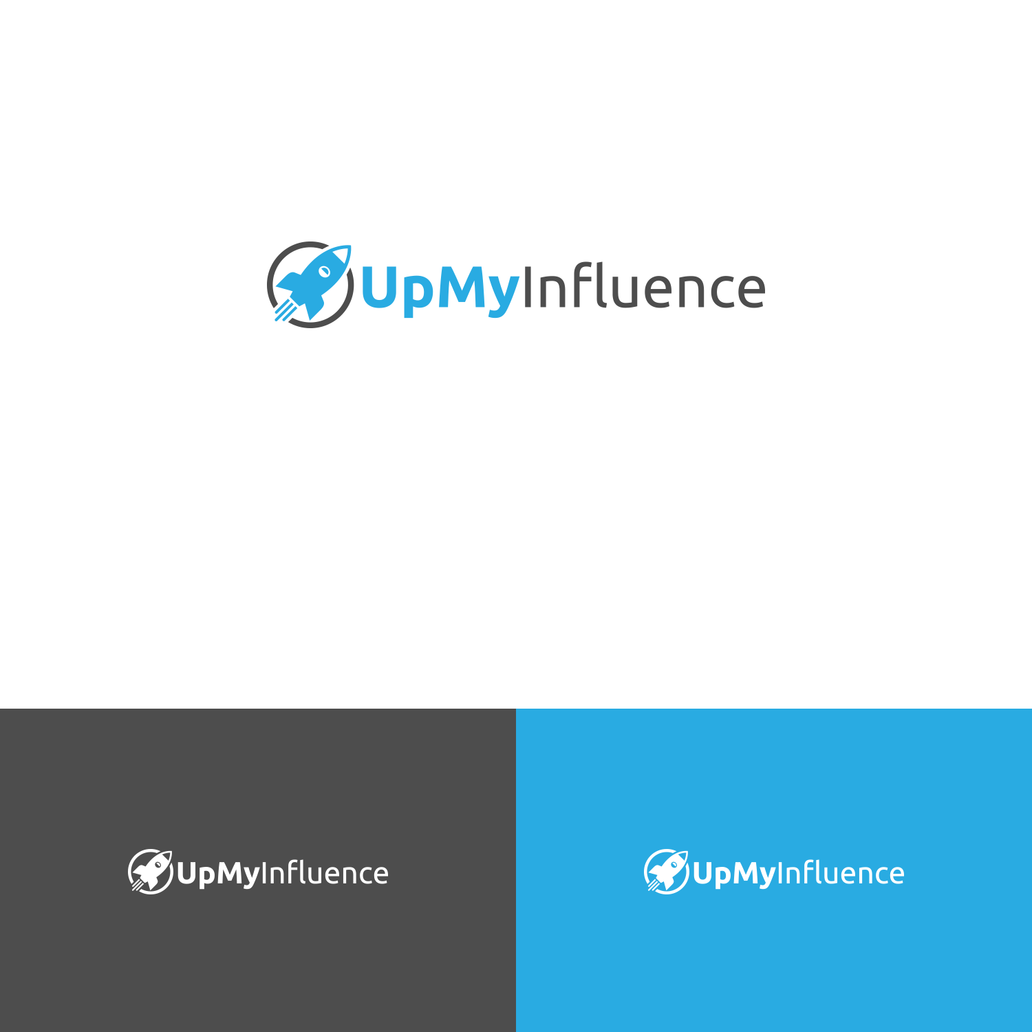 Logo Design by DesignDUO for UpMyInfluence.com | Design #16567696