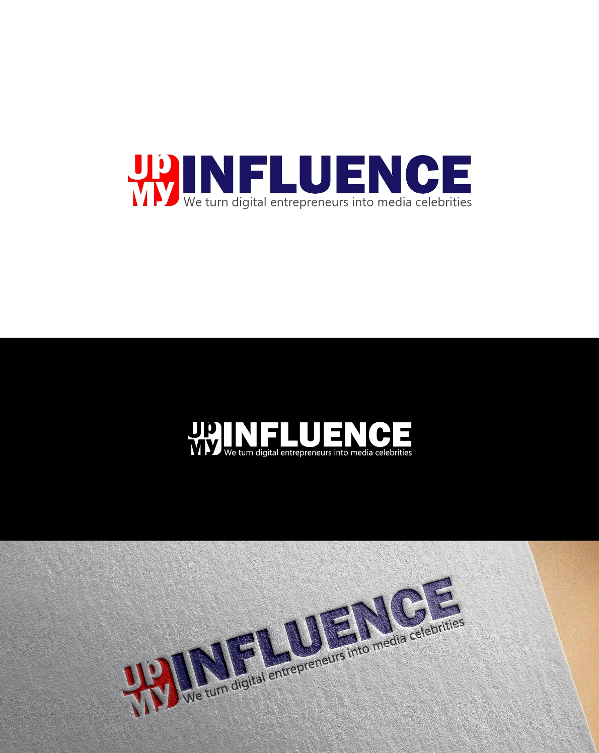Diseño de Logo por sutrisno.alrasyid para UpMyInfluence.com | Diseño #16484703