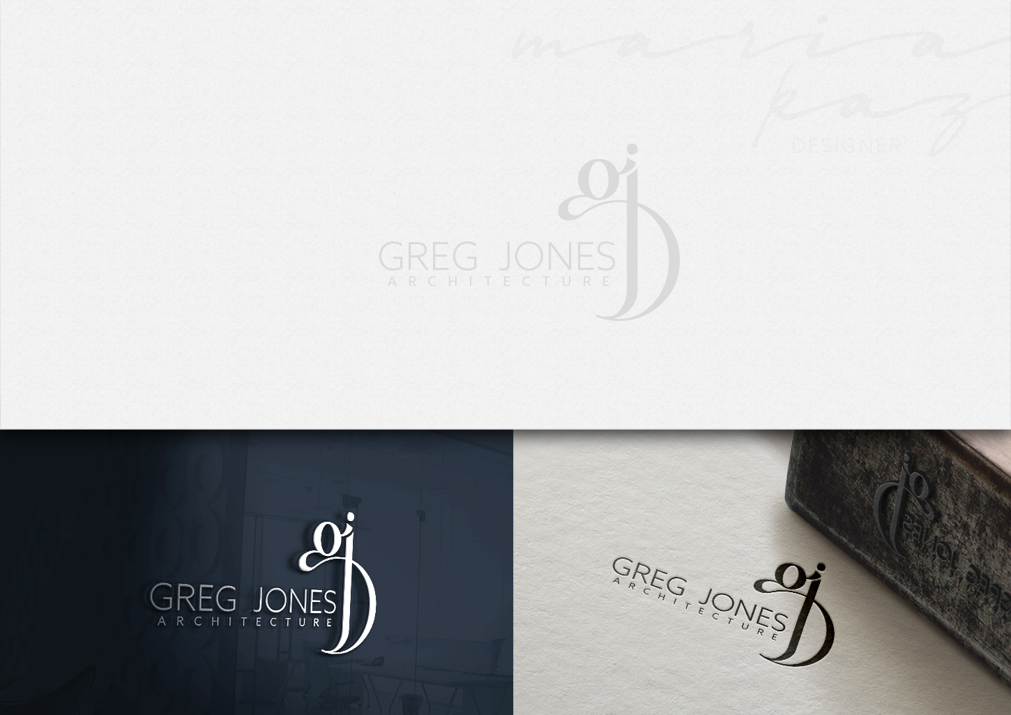 Logo Design by maria-kaz for Greg Jones Architecture | Design #16514991