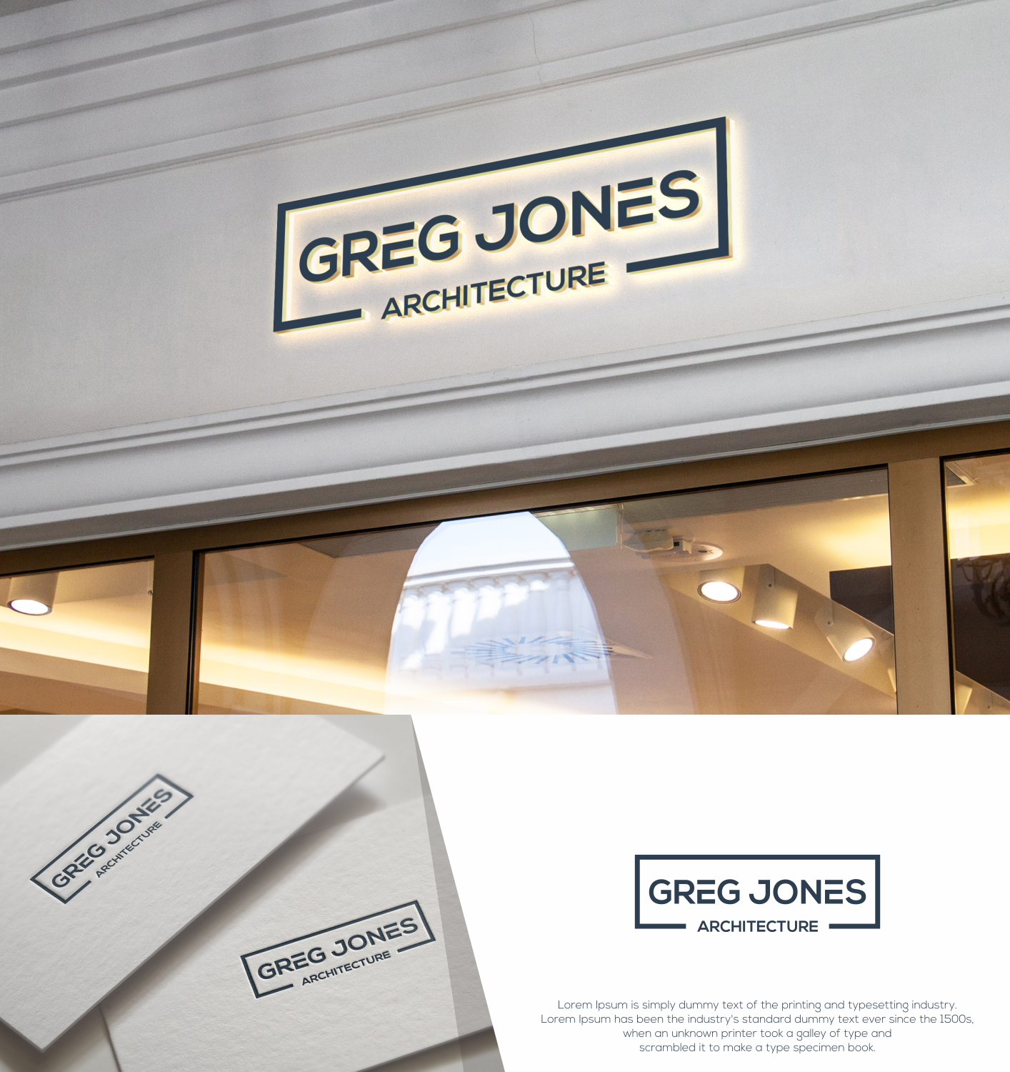 Diseño de Logo por Optimistic_Studio para Greg Jones Architecture | Diseño #16494607