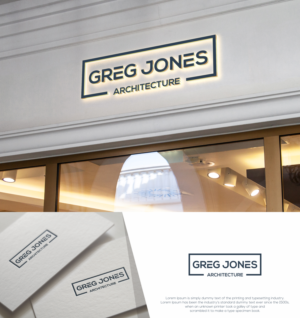 Diseño de Logo por Optimistic_Studio para Greg Jones Architecture | Diseño: #16494607