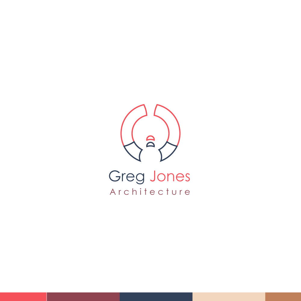 Logo Design by WirePaper for Greg Jones Architecture | Design #16530821