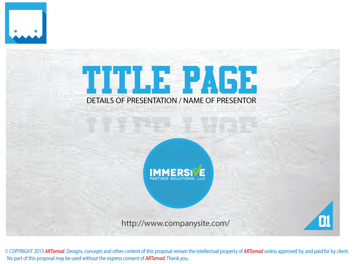 Design de PowerPoint par ARTMD pour ce projet | Design #2665625