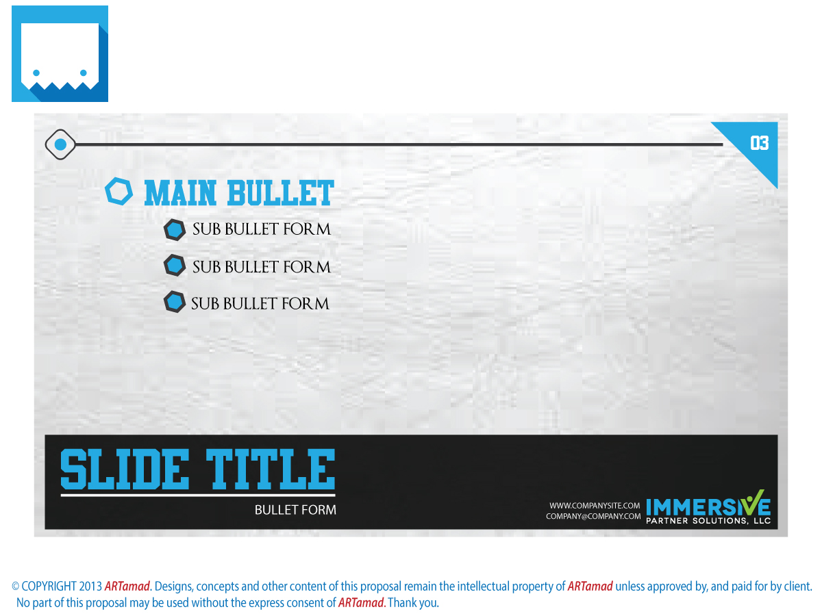 Design de PowerPoint par ARTMD pour ce projet | Design #2665627