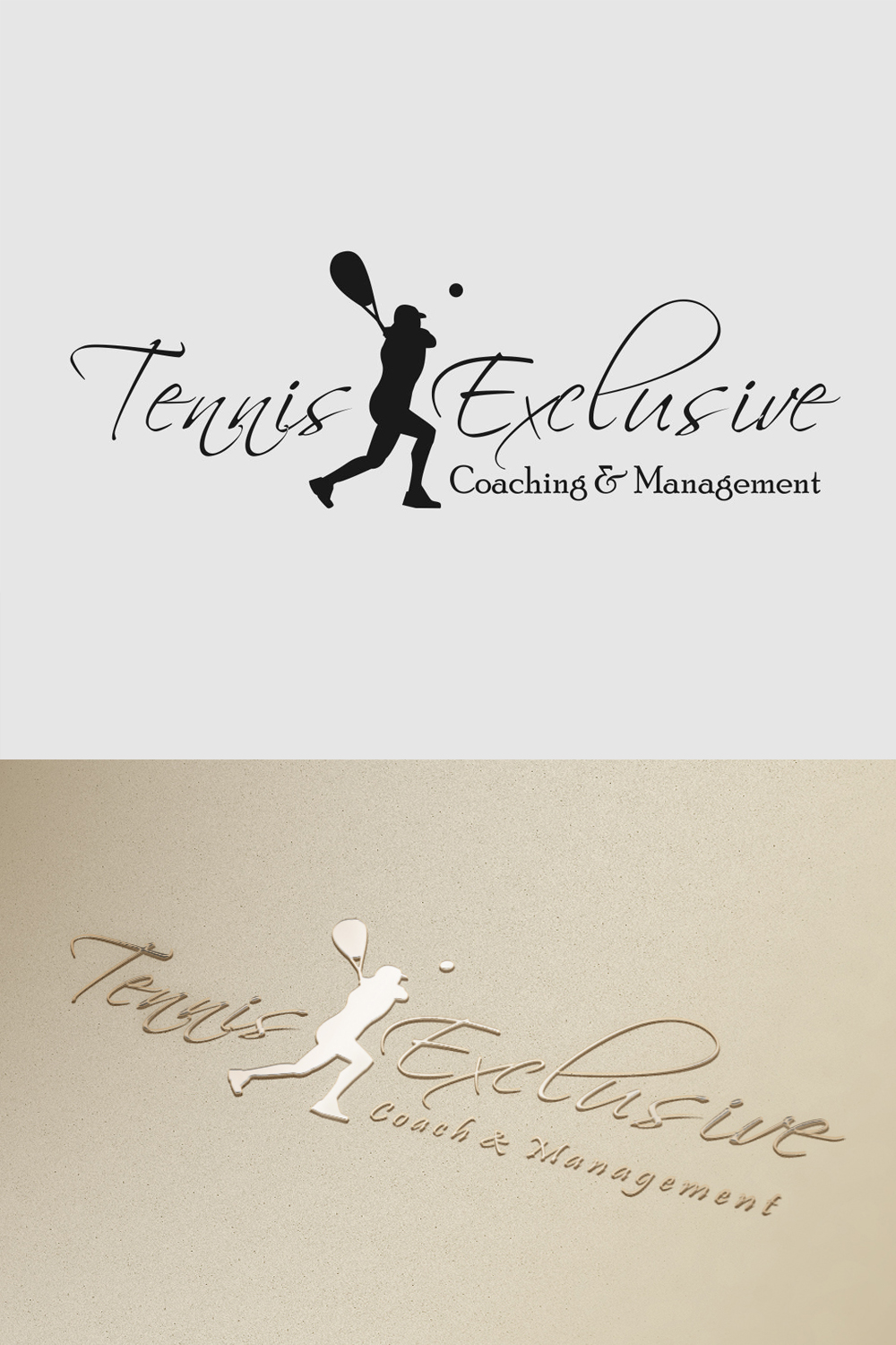 Logo Design by Onephic Studio for Tennis Exclusive | Design #16564096