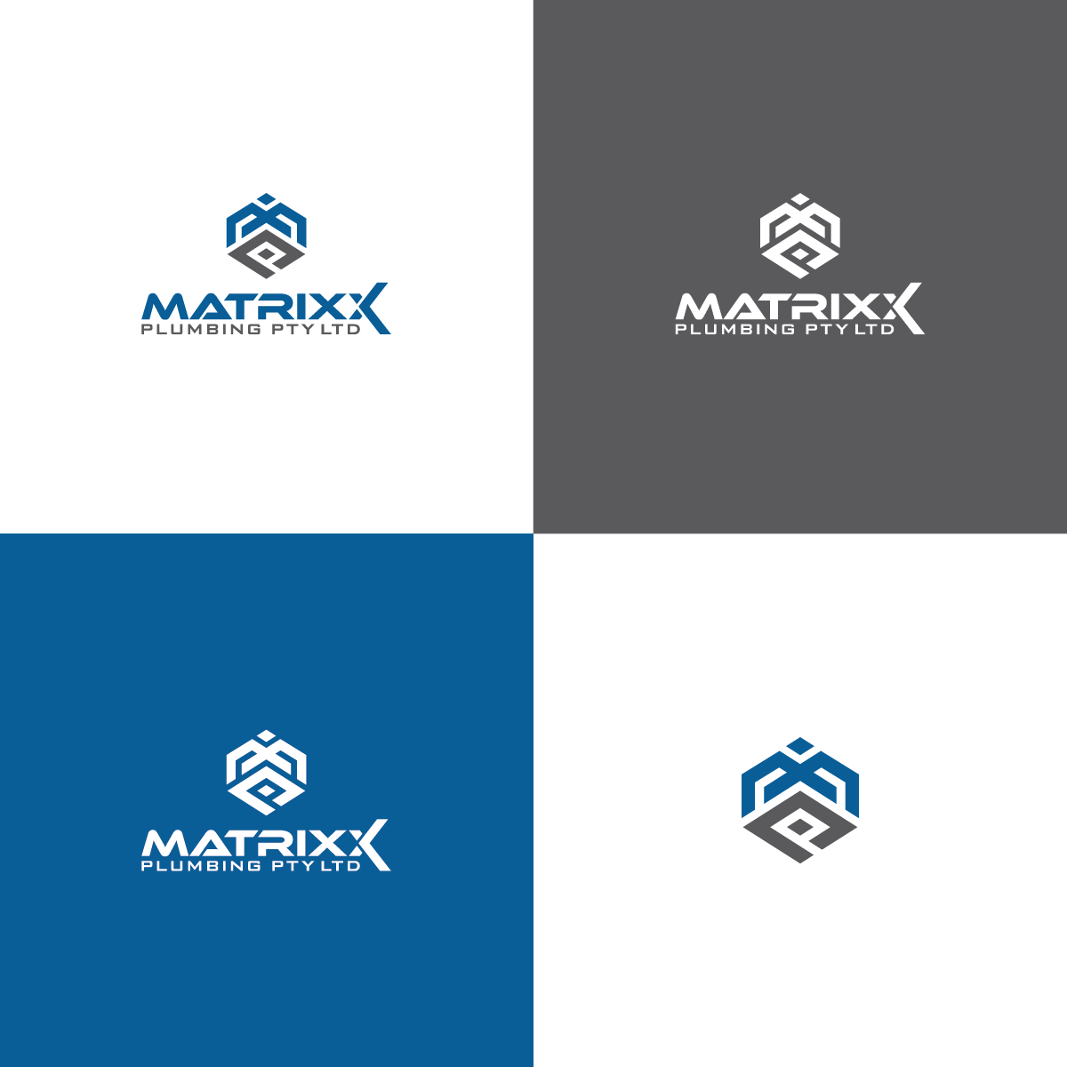 Logo Design by naimatz for Matrixx Plumbing  | Design #16496376