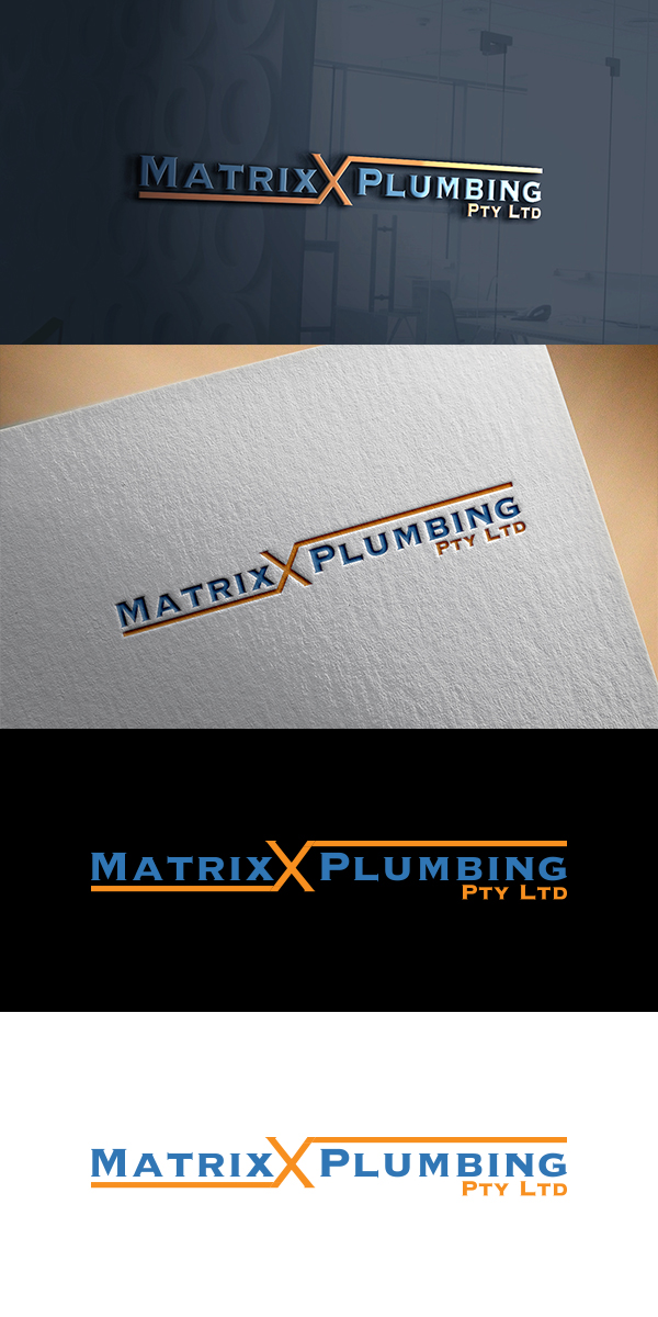 Logo-Design von king solangi für Matrixx Plumbing  | Design #16488397