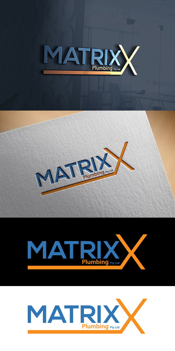 Logo-Design von king solangi für Matrixx Plumbing  | Design #16488398