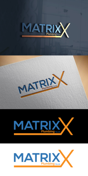 Logo Design by king solangi for Matrixx Plumbing  | Design: #16488398
