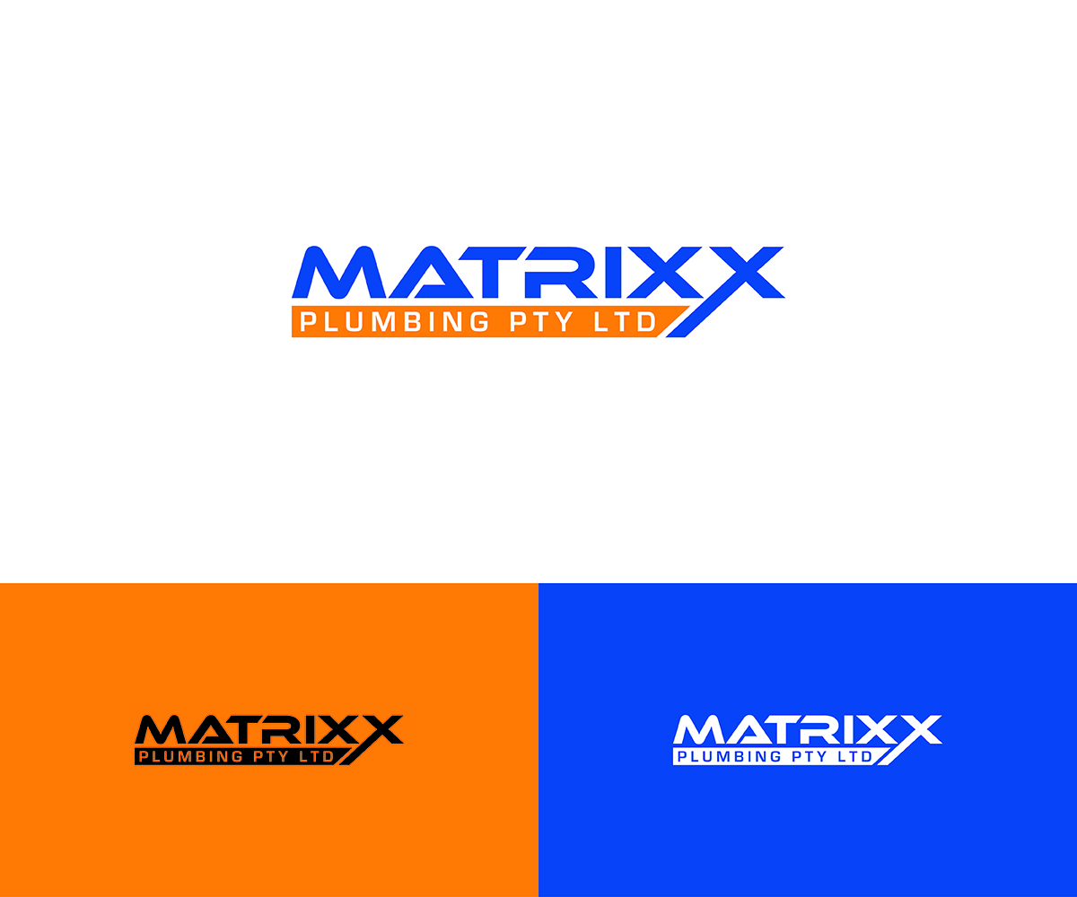 Logo Design by eMARK for Matrixx Plumbing  | Design #16490179