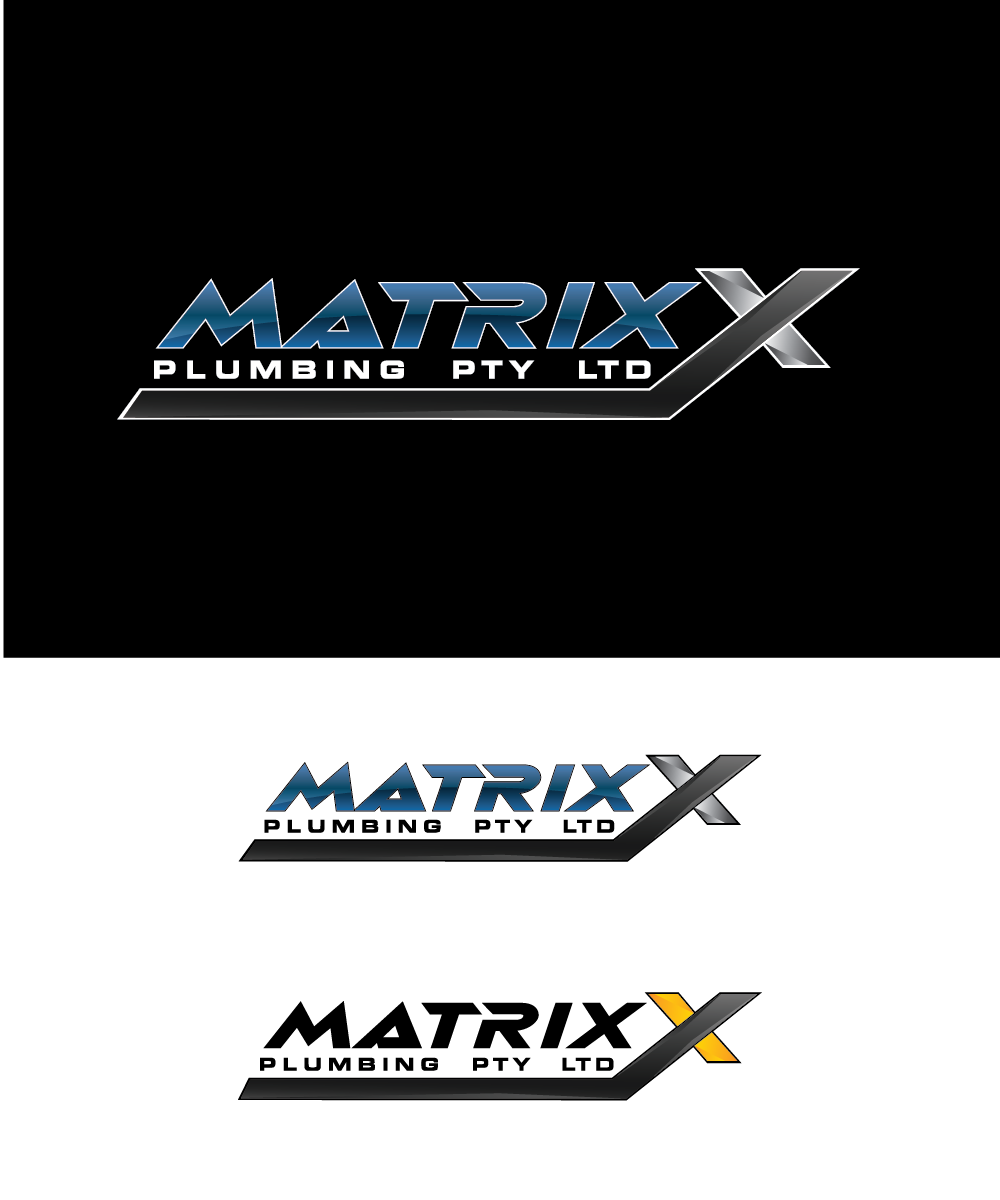 Logo Design by Wild Geek for Matrixx Plumbing  | Design #16490935