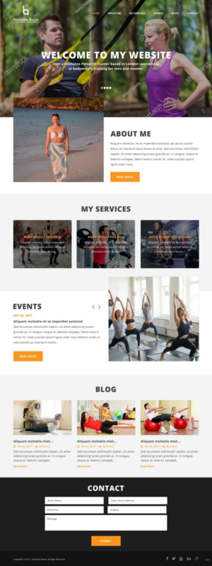 Web Design by pb for Adelaide Black Personal Training | Design: #16500230