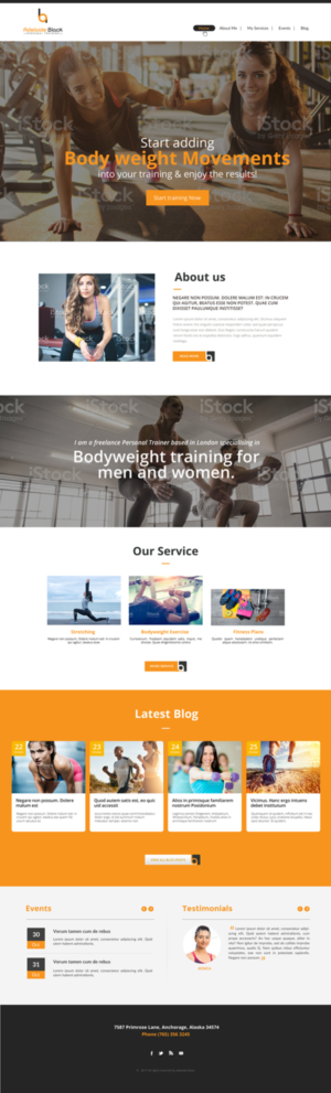 Web Design by chandrayaan.creative for Adelaide Black Personal Training | Design: #16610194