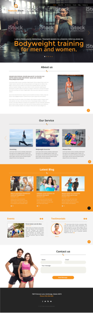 Web Design by chandrayaan.creative for Adelaide Black Personal Training | Design: #16694047