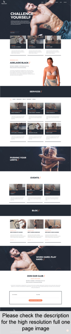 Web-Design von A&amp;B Digital für Adelaide Black Personal Training | Design #16630527