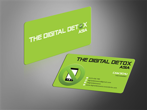 The Digital Detox Asia | Visitenkarten-Design von MT