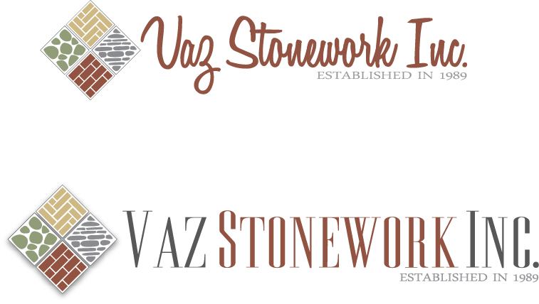 Logo Design by Breanne Owen for Vaz Stonework Inc. | Design #619686