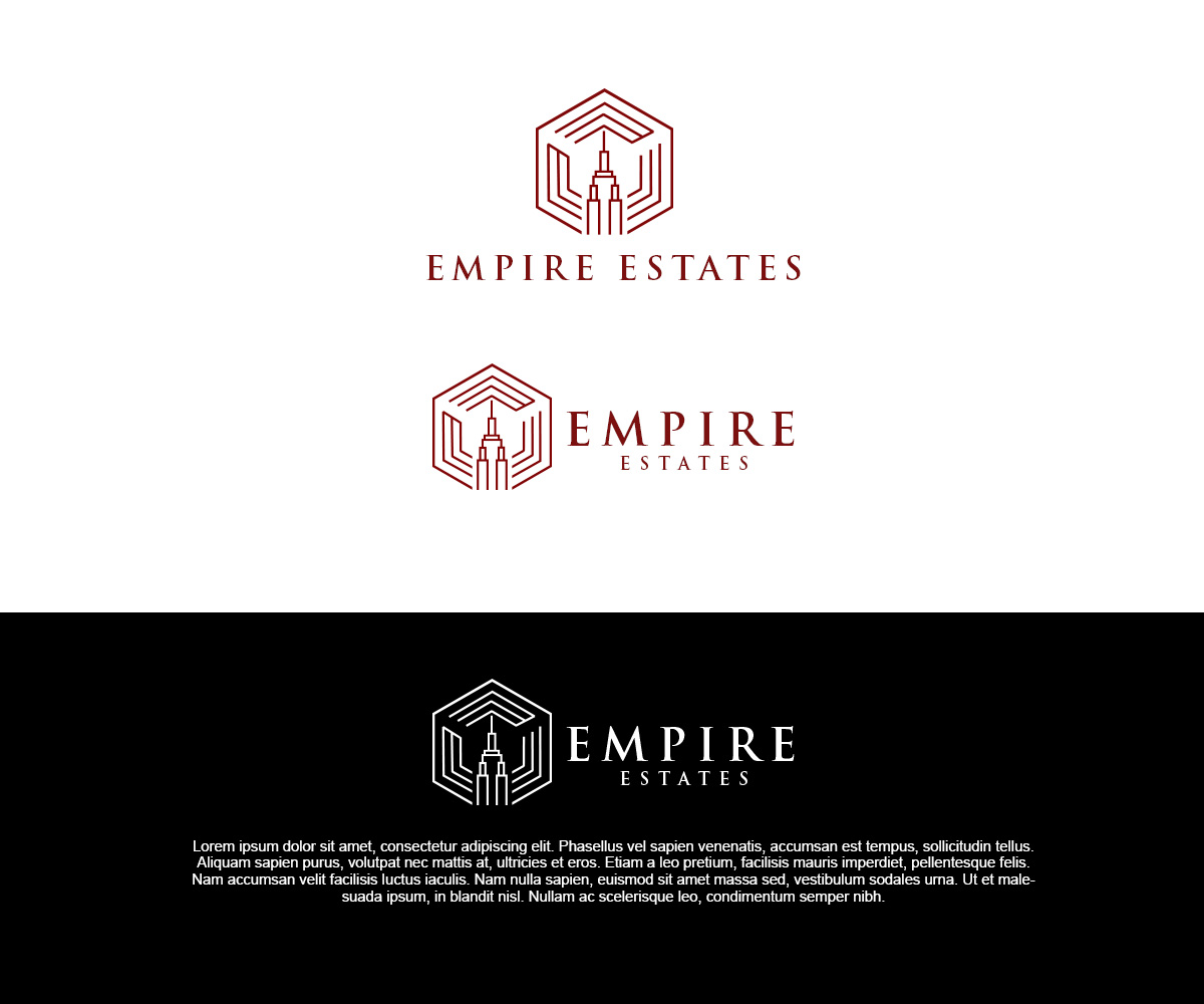Logo Design by pixelgrapix for EMPIRE ESTATES | Design #16743324
