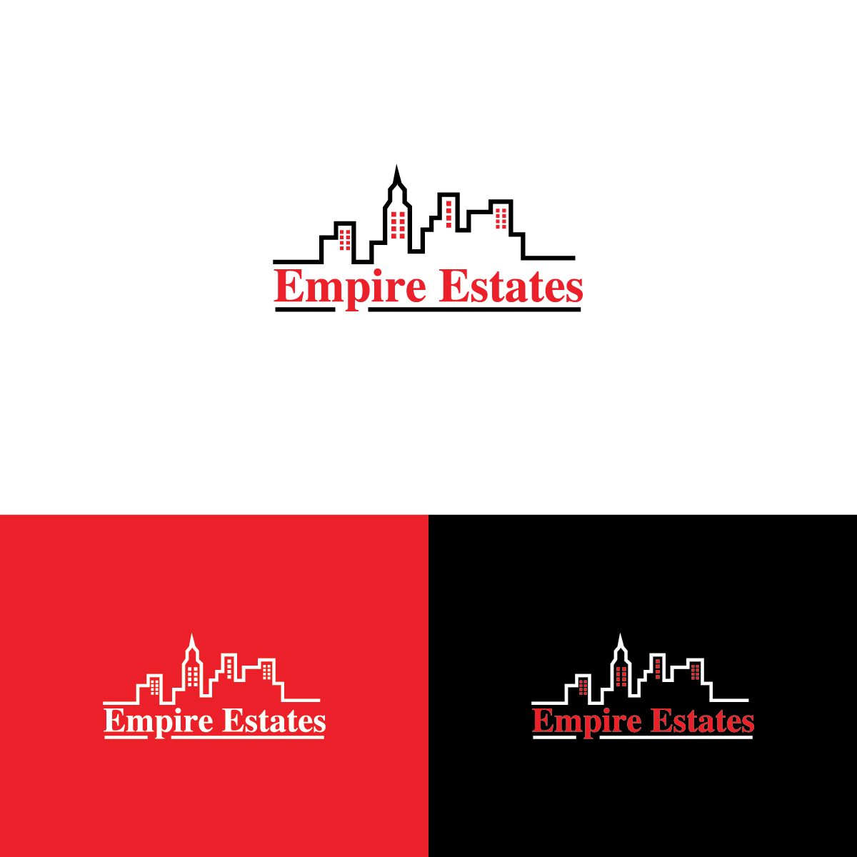 Logo Design by Deziners Zone for EMPIRE ESTATES | Design #16629757