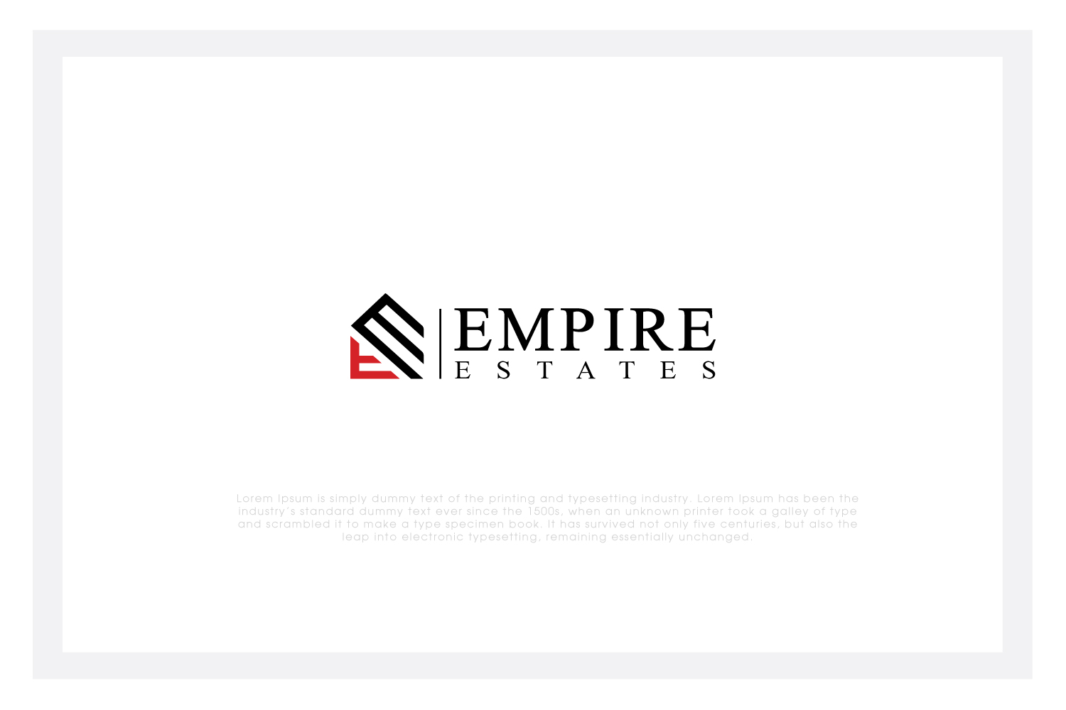 Logo Design by solidinto for EMPIRE ESTATES | Design #16644488