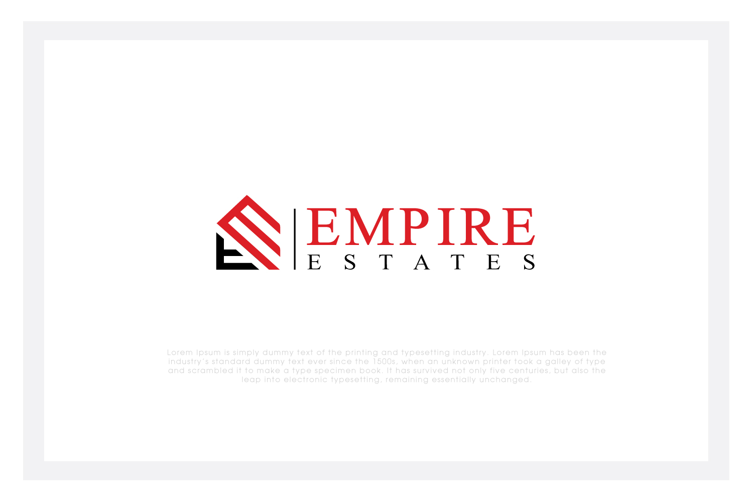 Logo Design by solidinto for EMPIRE ESTATES | Design #16704420